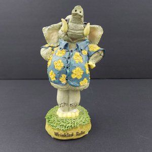 Russ Berrie Geezer Animals by Doug Harris Wrinkled Relic Over The Hill Elephant